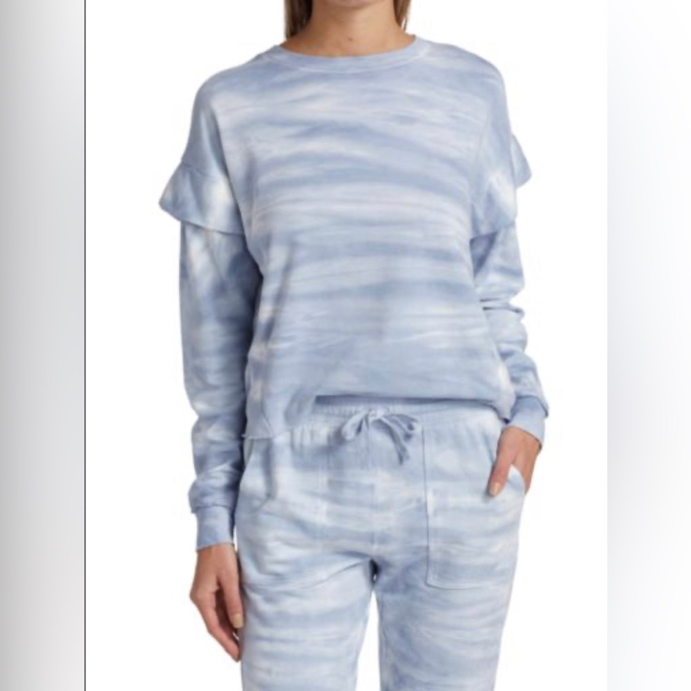 SPLENDID Stevie Overlay Tie-Dye Sweatshirt